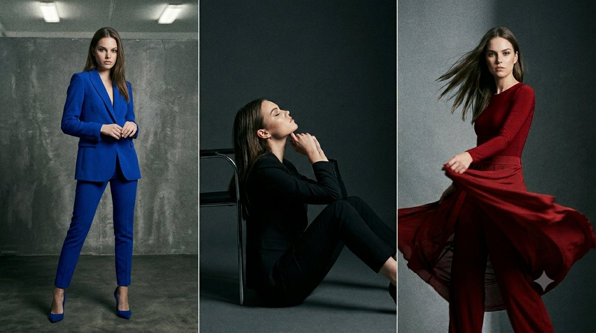 Anonymous Fashion Editorial Triptych