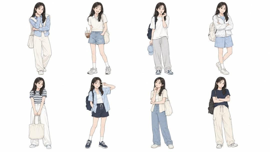 Professional Character Design Sheet