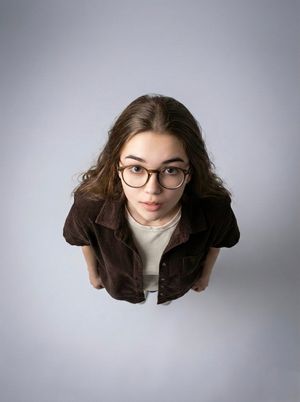 Top-Down Aerial Studio Portrait AI image template preview