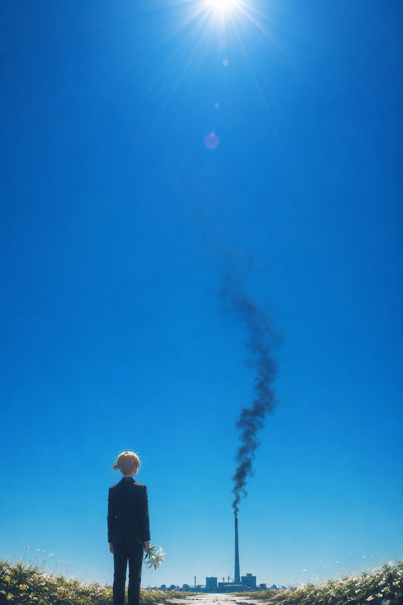 Melancholic Summer Sky Art