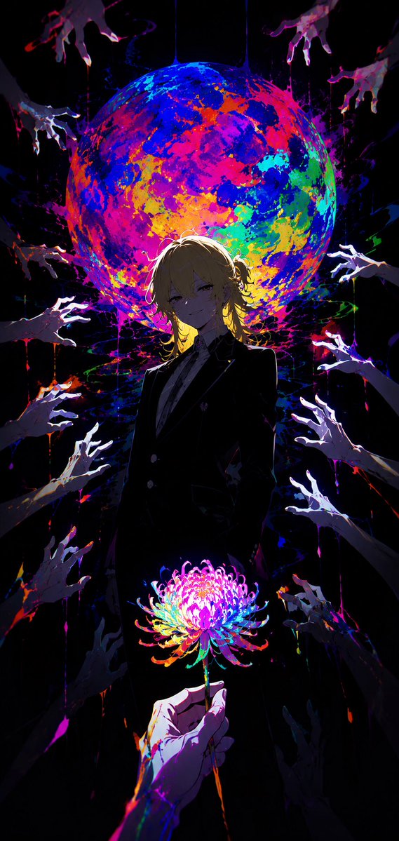 Psychedelic Anime Cult Deity