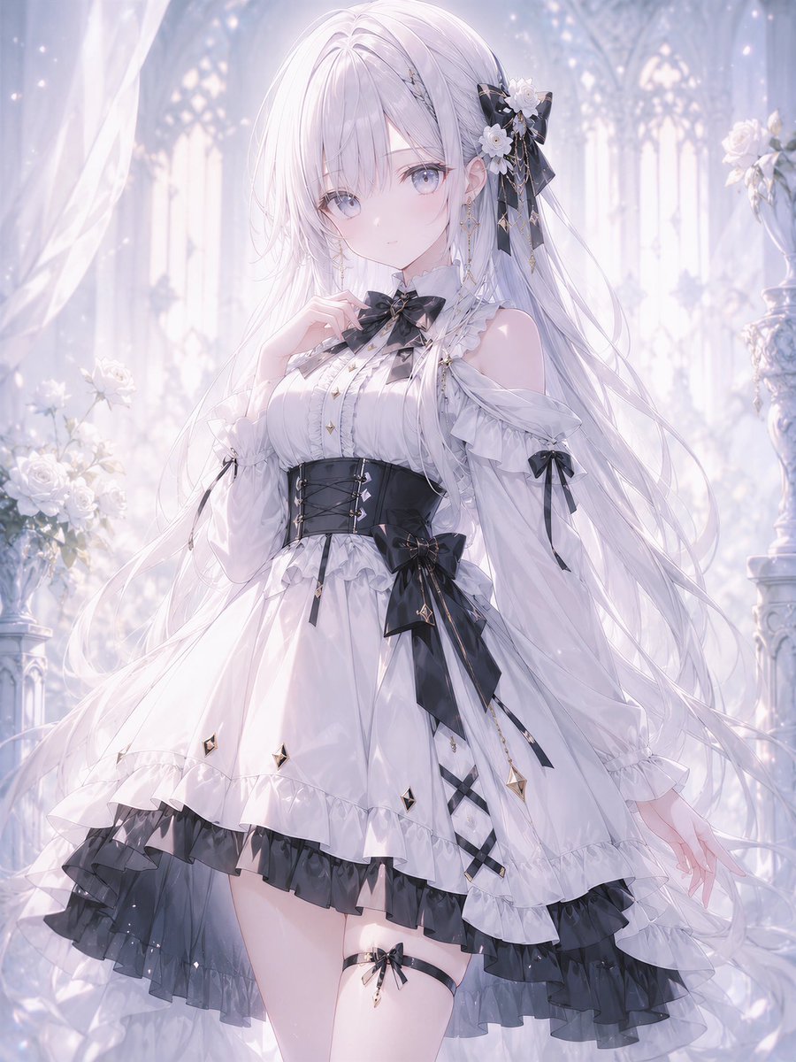 Ethereal Gothic Lolita Cathedral Portrait
