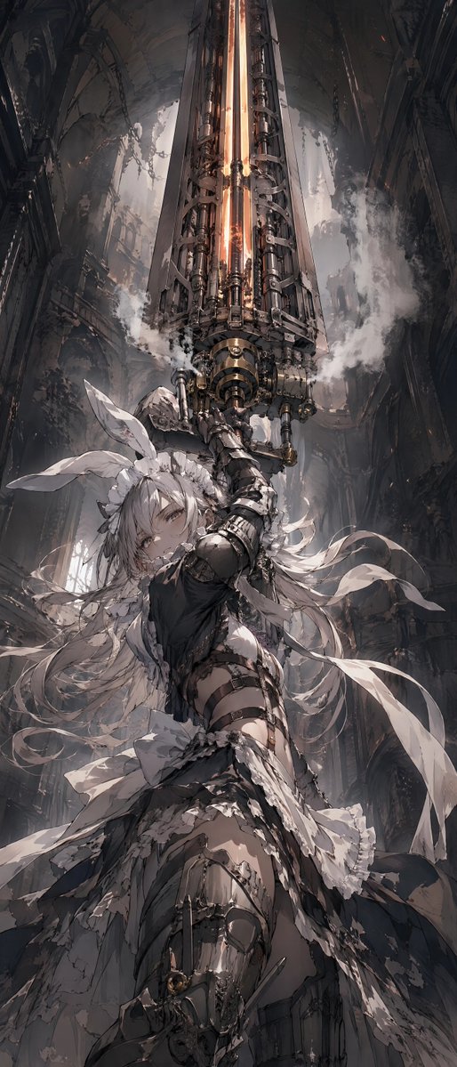 Gothic Mecha Sword Warrior