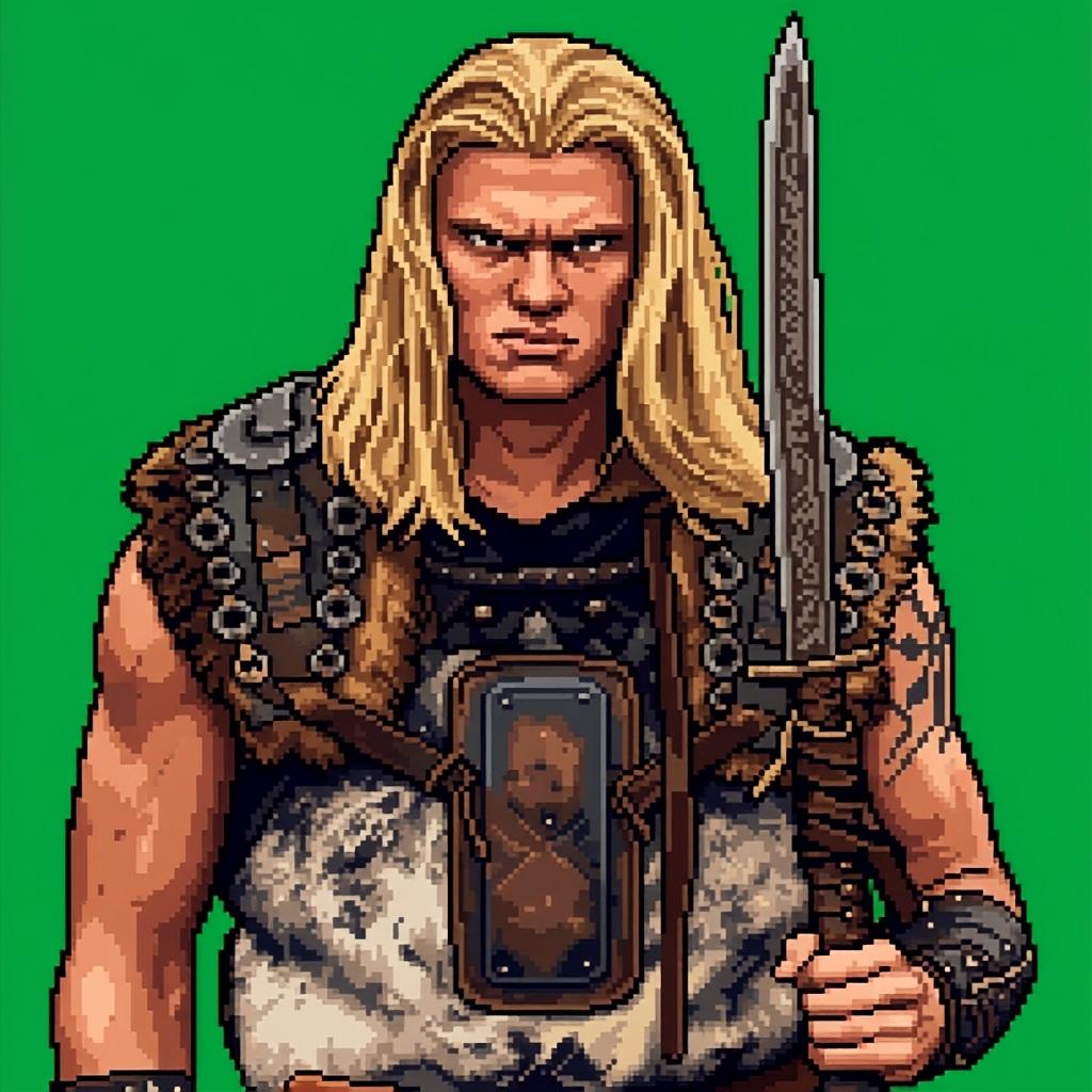 Retro Pixel Art Profile Picture example 2