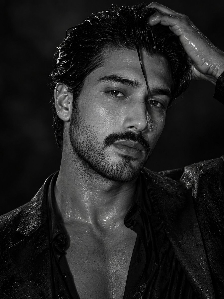 Cinematic Monochrome Male Portrait