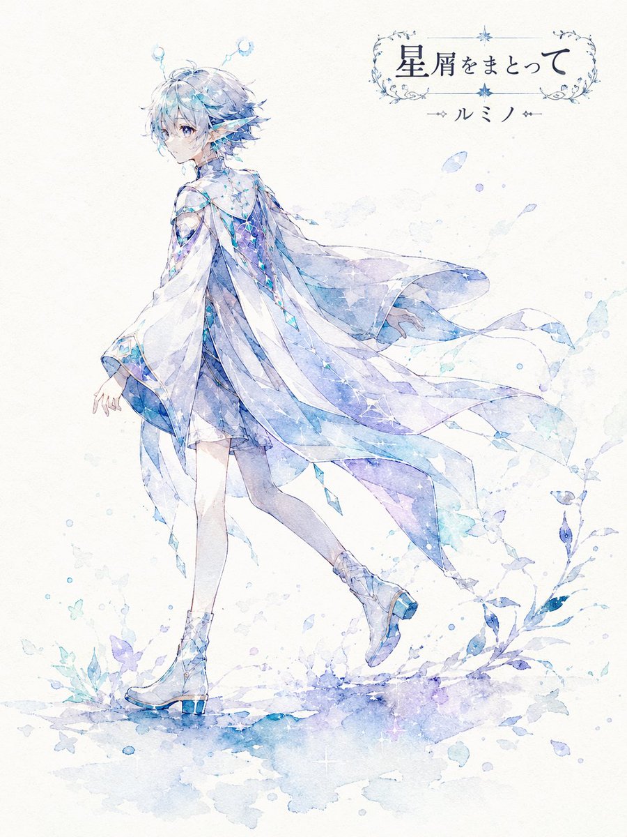 Watercolor Silhouette Character Story