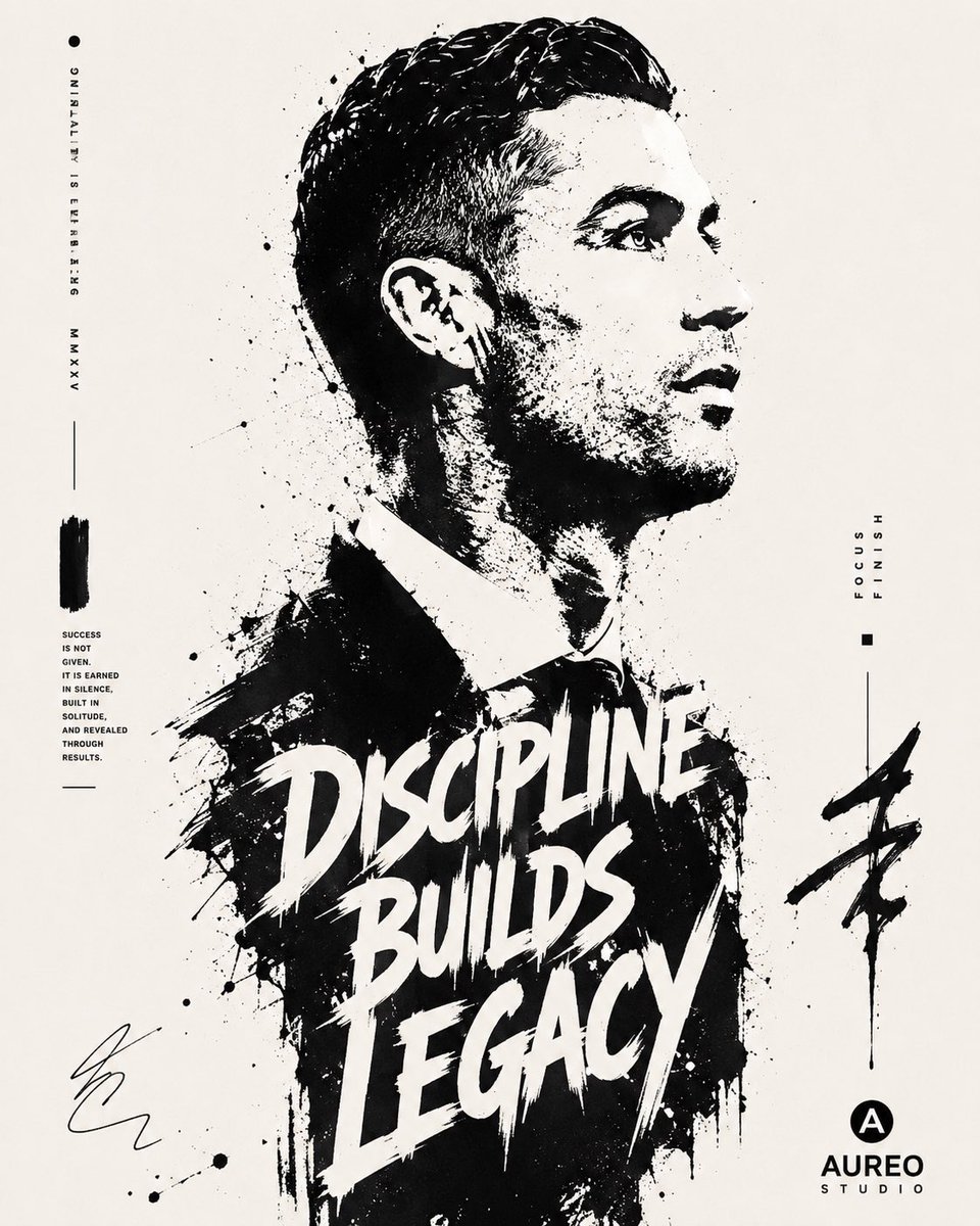 Typographic Portrait Poster
