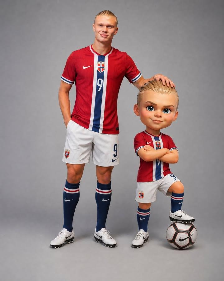 ハーランドの近未来的なサッカーポスター - GPT Image 2 AI Prompt for