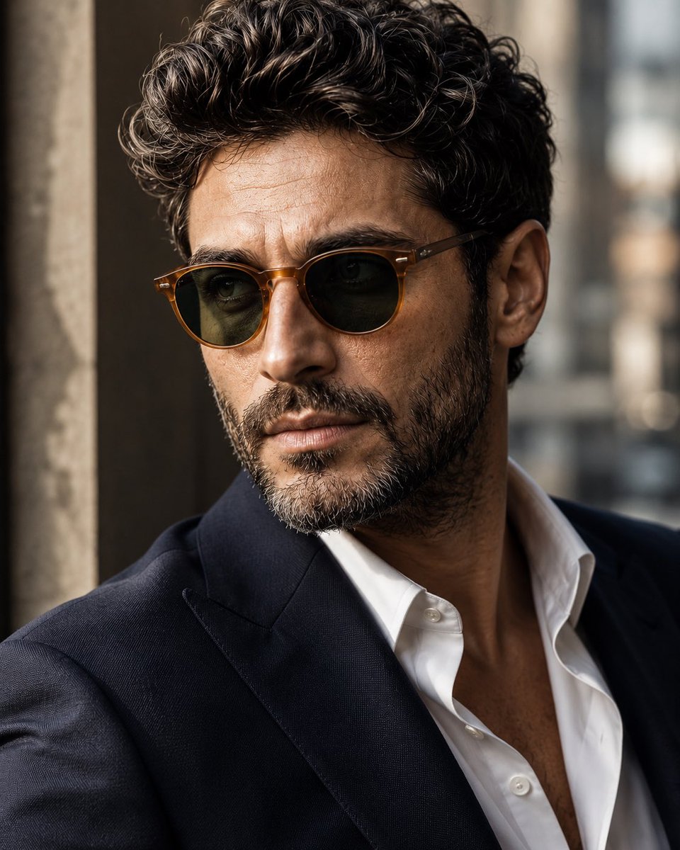 Rugged Sophisticated Male Portrait