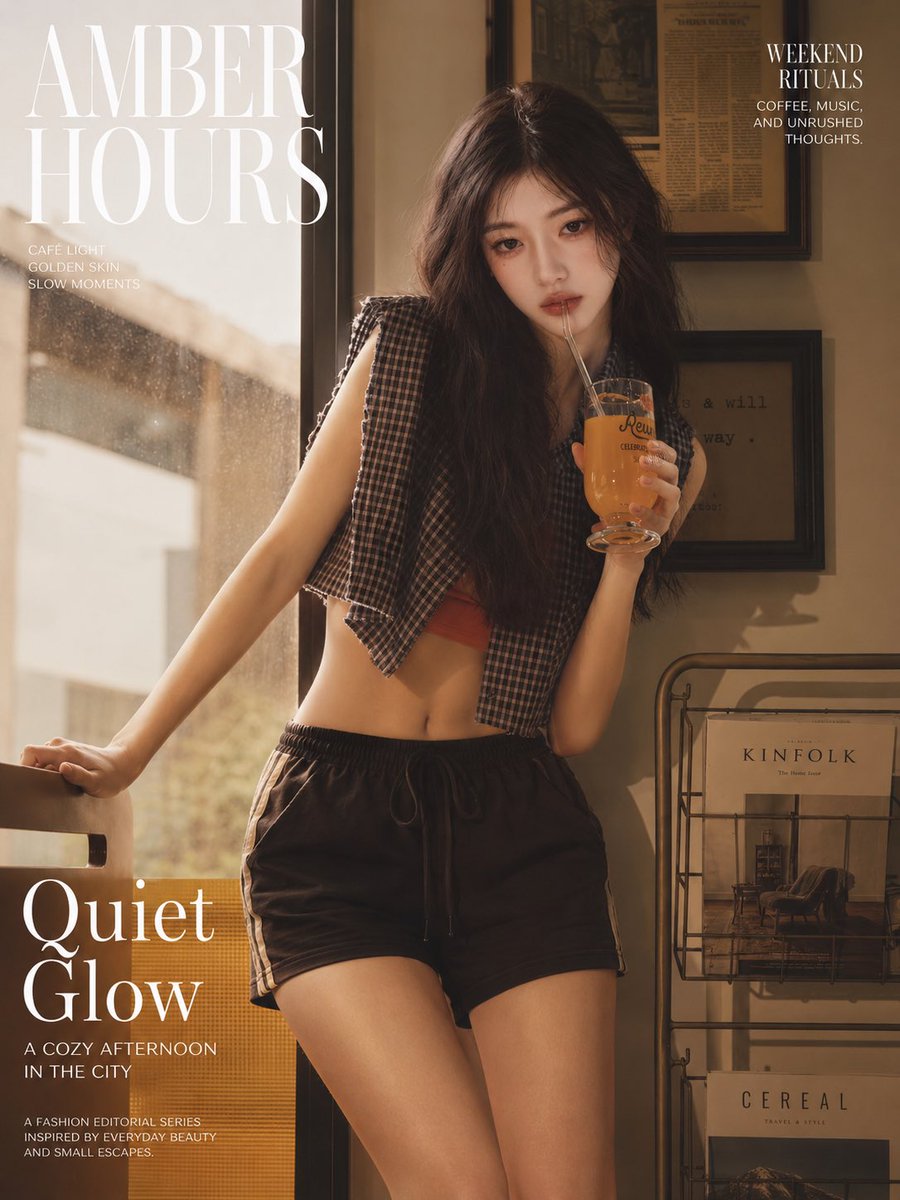Amber Café Magazine Editorial