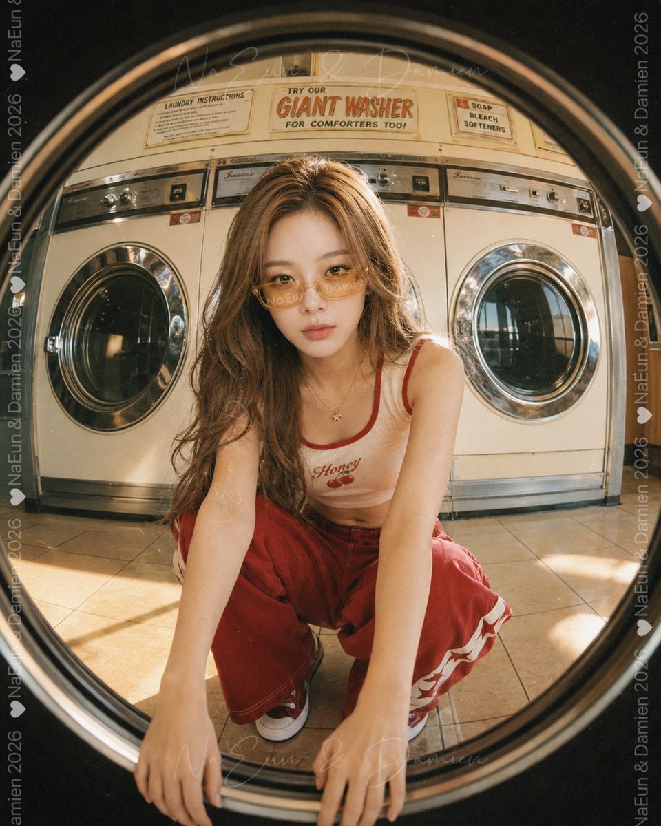 Washer POV Laundromat Portrait