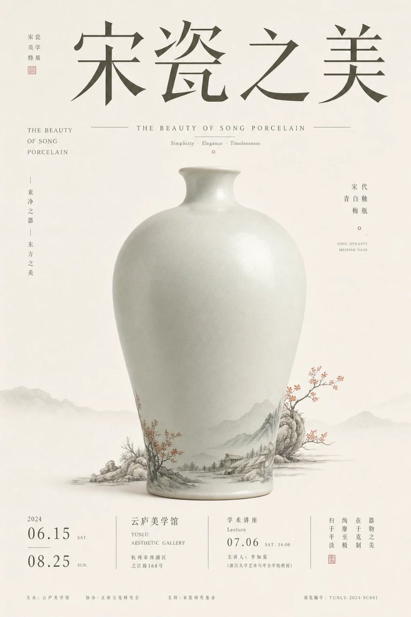 Song Porcelain Exhibition Poster