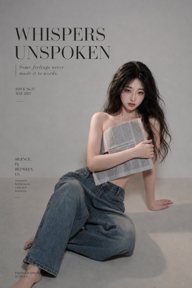 Quiet Newspaper Fashion Cover