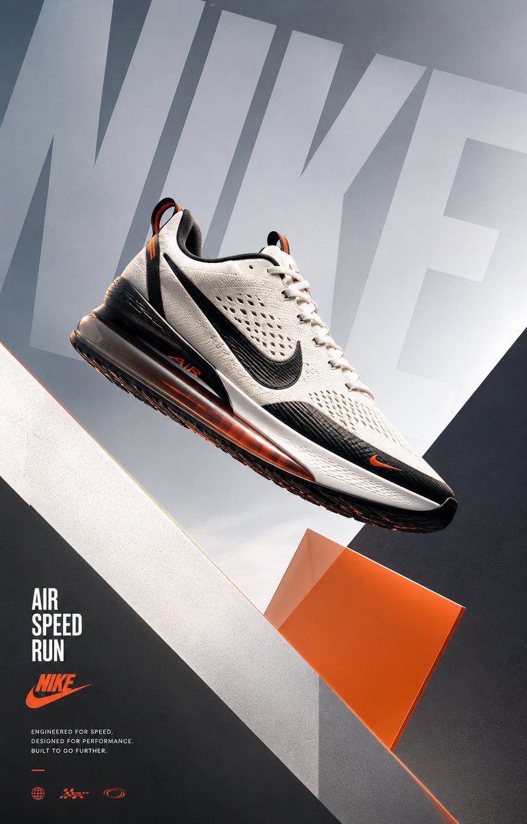 Minimalist Nike Sneaker Campaign Poster