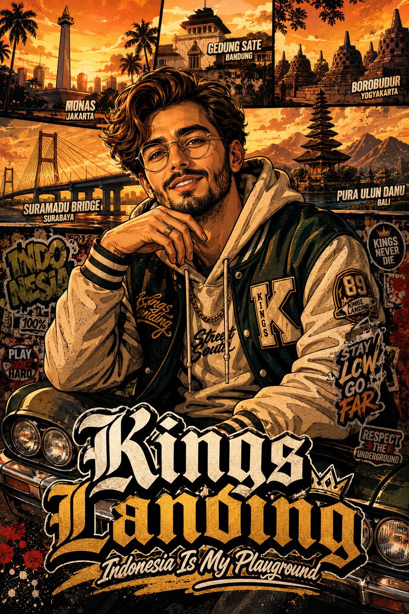 GTA San Andreas Indonesian Style Illustration