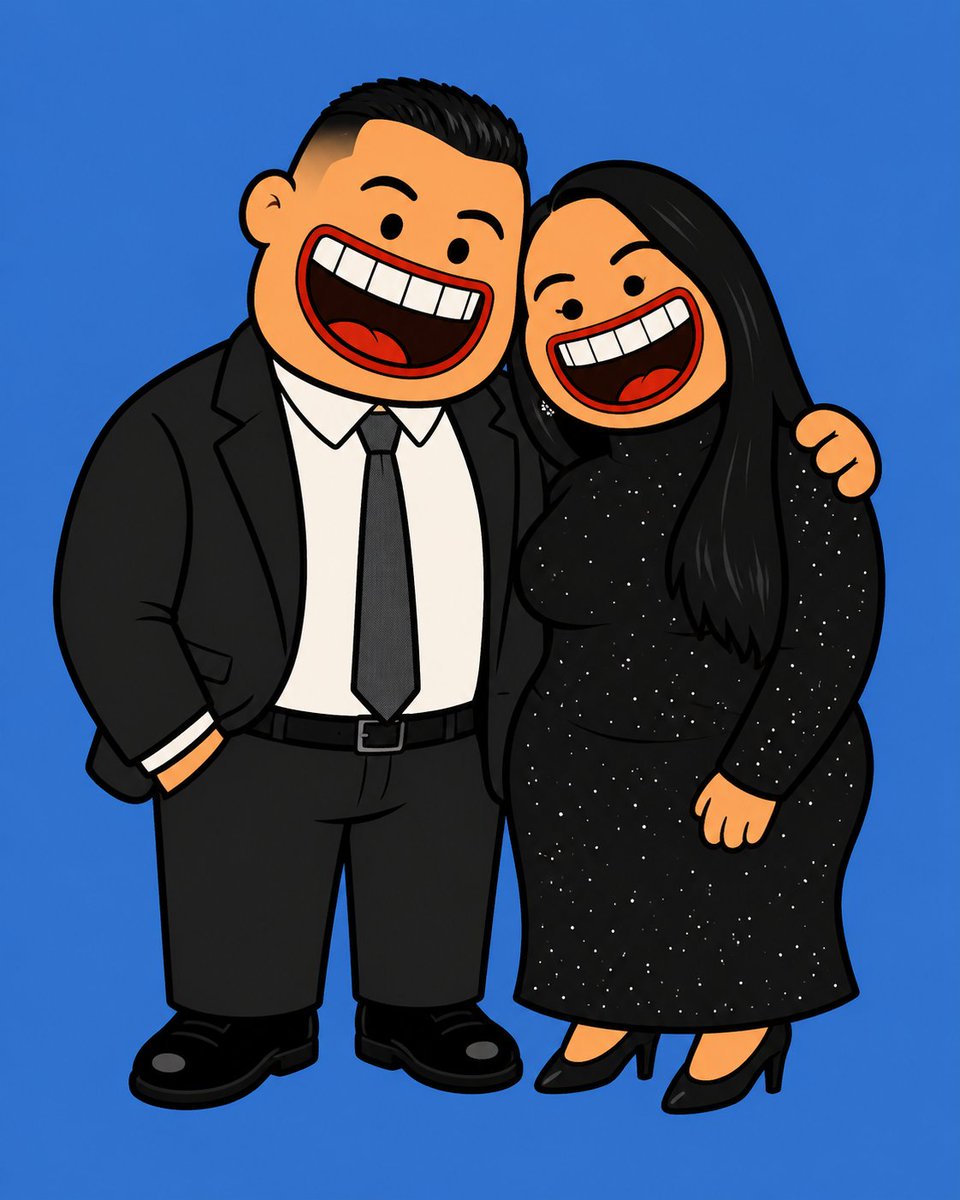 Absurdist 2D Rubber Cartoon Illustration