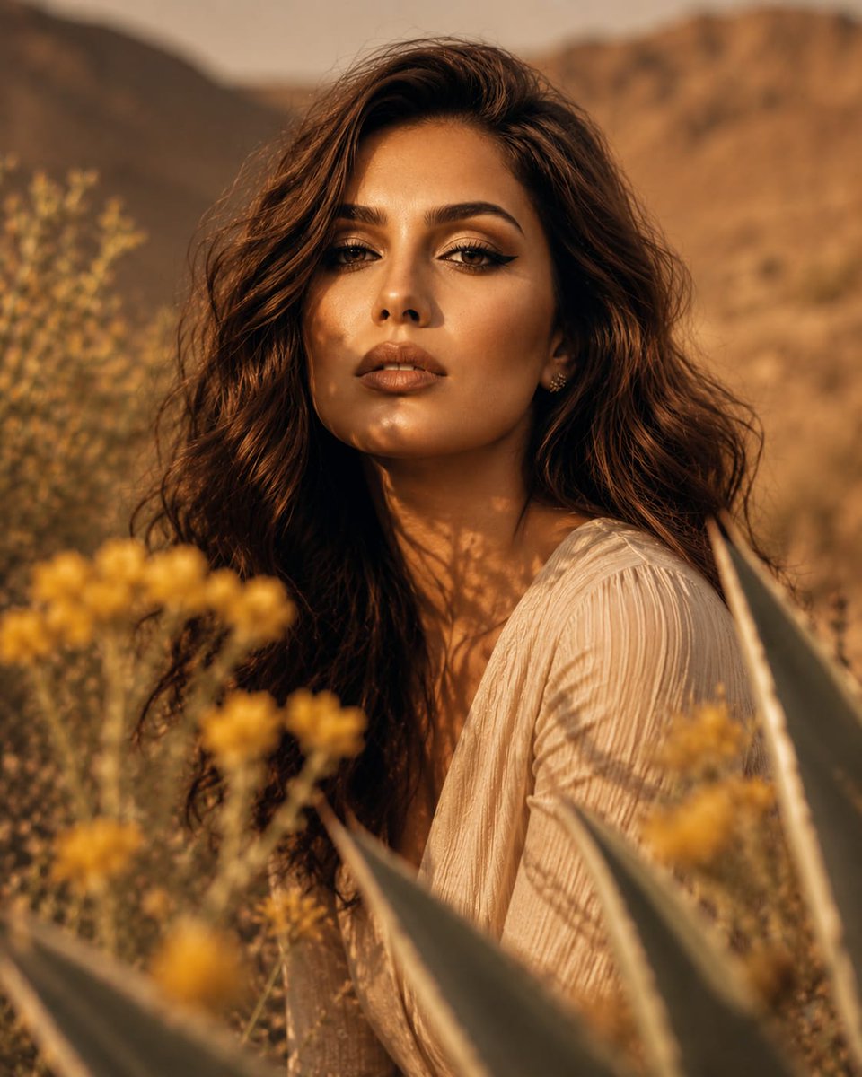 Luxury Beauty Editorial Close-up