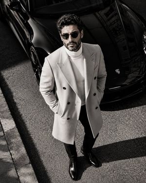 Luxury Editorial Fashion Portrait AI image template preview