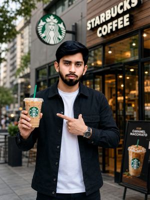 Influencer Lifestyle Photography AI image template preview
