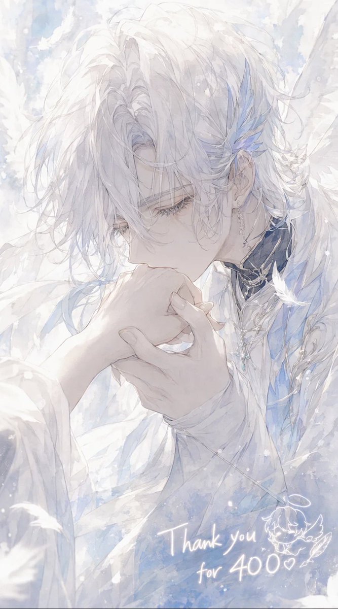 Ethereal Angel Thank You Illustration