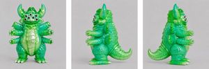 Green Vinyl Monster Turnaround AI image template preview