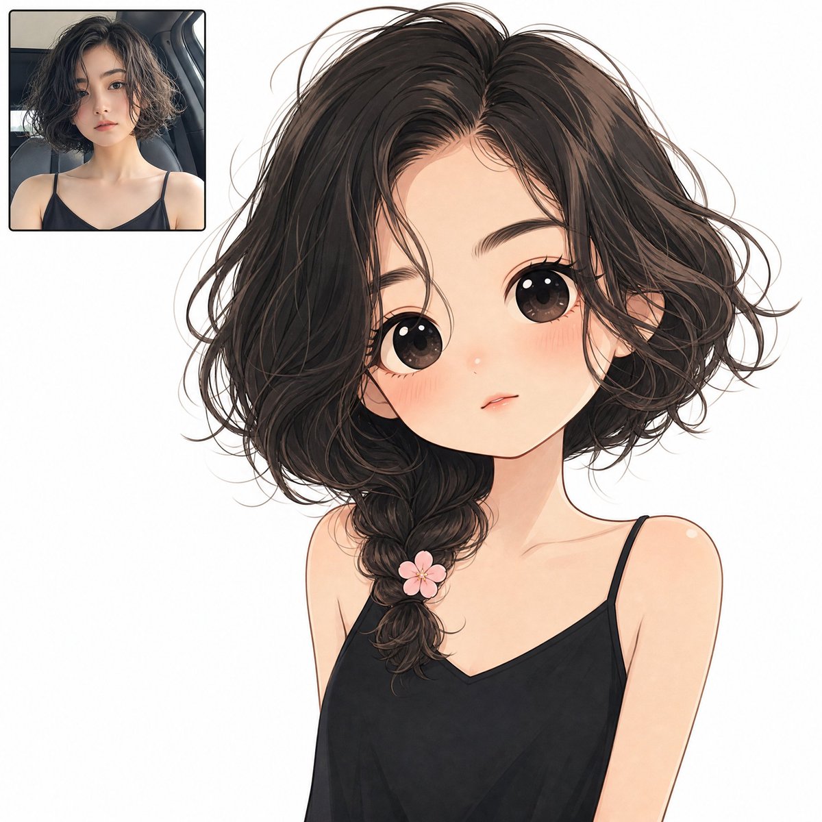 Anime Twin Chibi Portrait