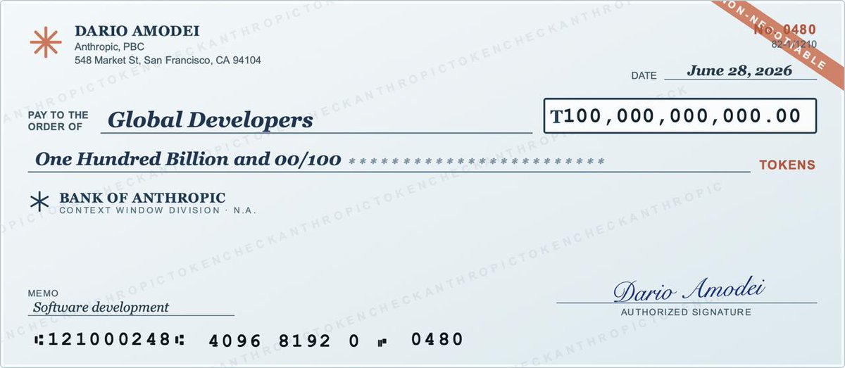 Anthropic Token Check Mockup