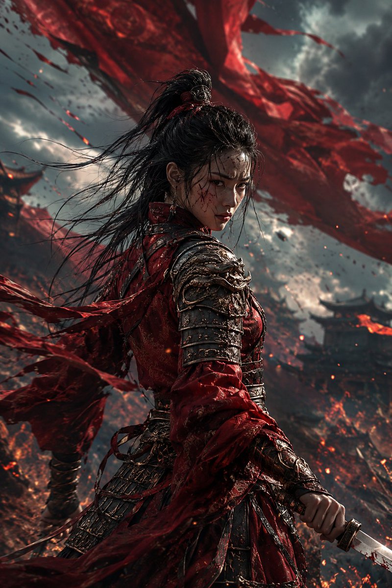 Crimson Battlefield Warrior