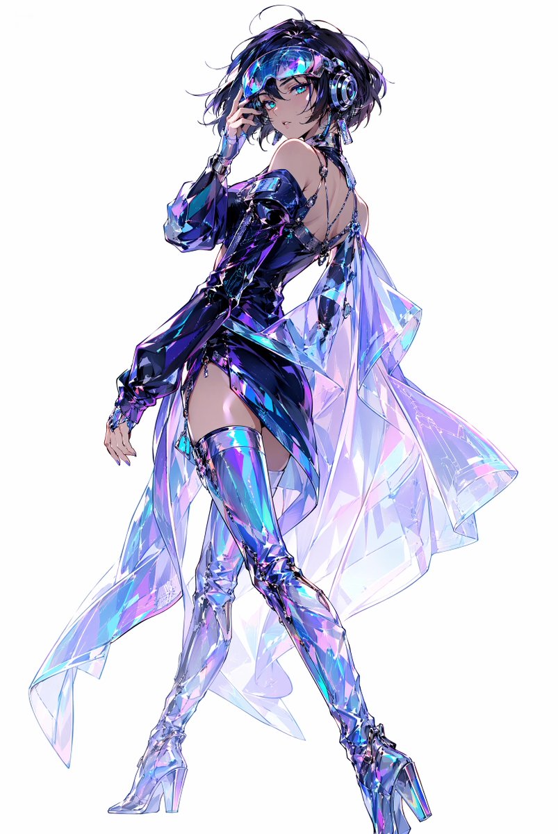 Holographic Cyberpop Idol