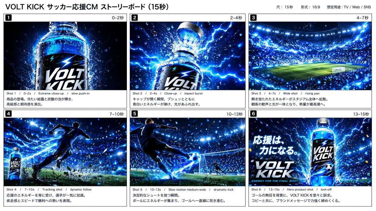 Product Marketing - Volt Kick Soccer Energy Drink Poster - Image 2