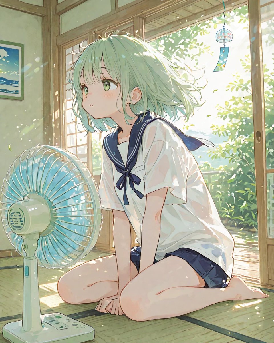 Comic / Storyboard - Summer Anime Girl by the Sea - Image 2