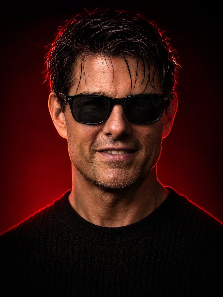 Profile / Avatar - Dark Luxury Red-Light Portrait - Image 2