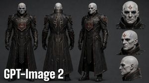 Dark Sci-Fi Commander Character Sheet — Goal: Create a dark near-future sci-fi character design sheet for {argument name="character name" de…