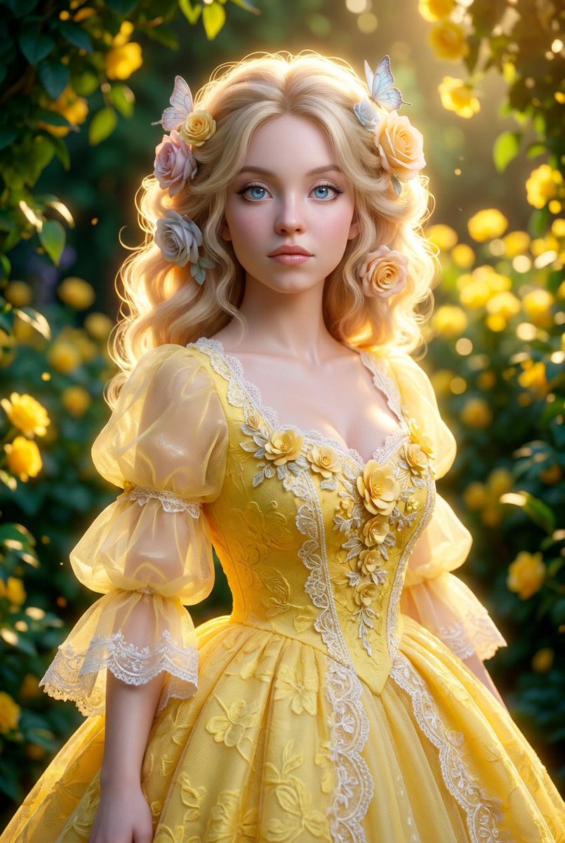 Game Asset - Ethereal Fantasy Princess Digital Portrait - Image 1