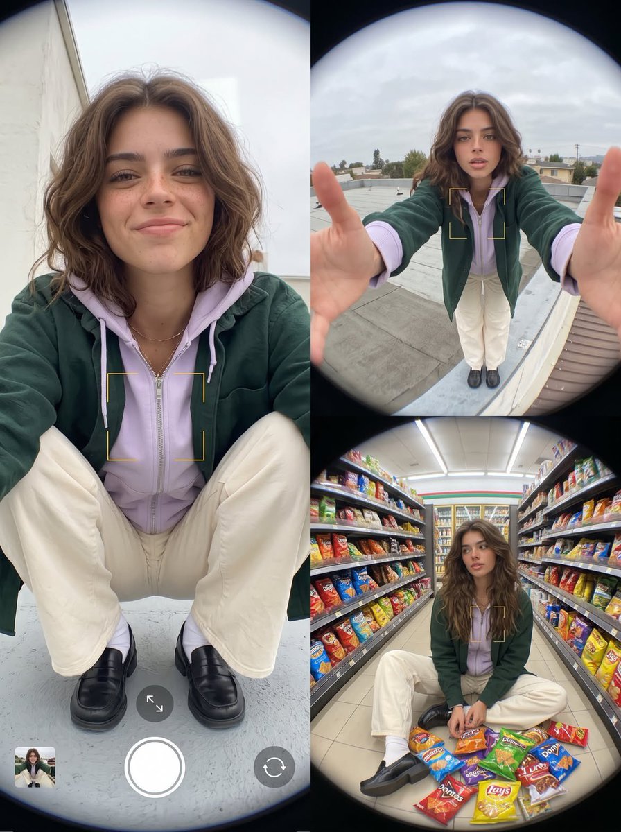 Social Media Post - Fisheye Smartphone Fashion Diary - Image 2