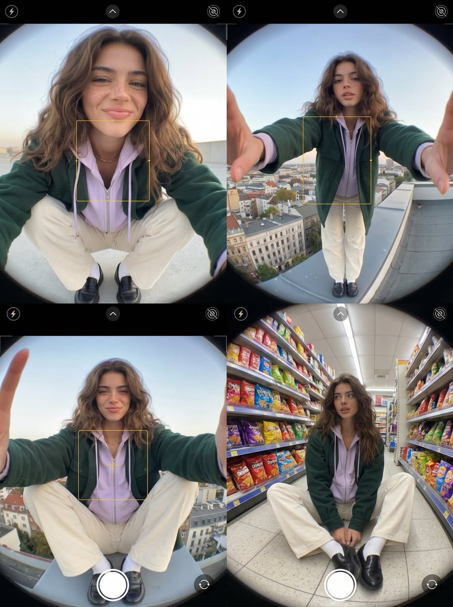 Fisheye Smartphone Fashion Diary