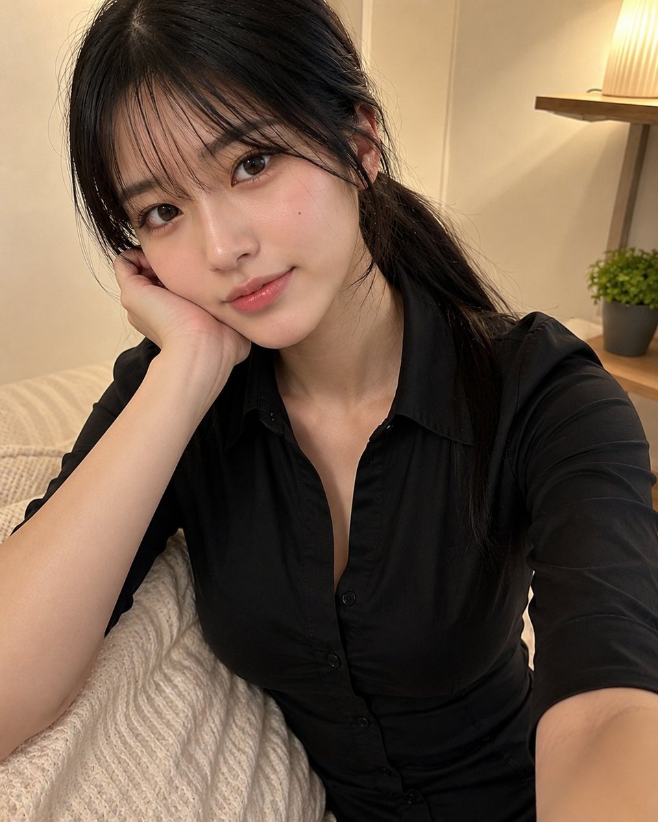 Authentic Japanese Schoolgirl Smartphone Selfie
