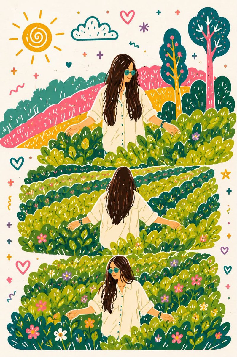 Whimsical Storybook Travel Collage