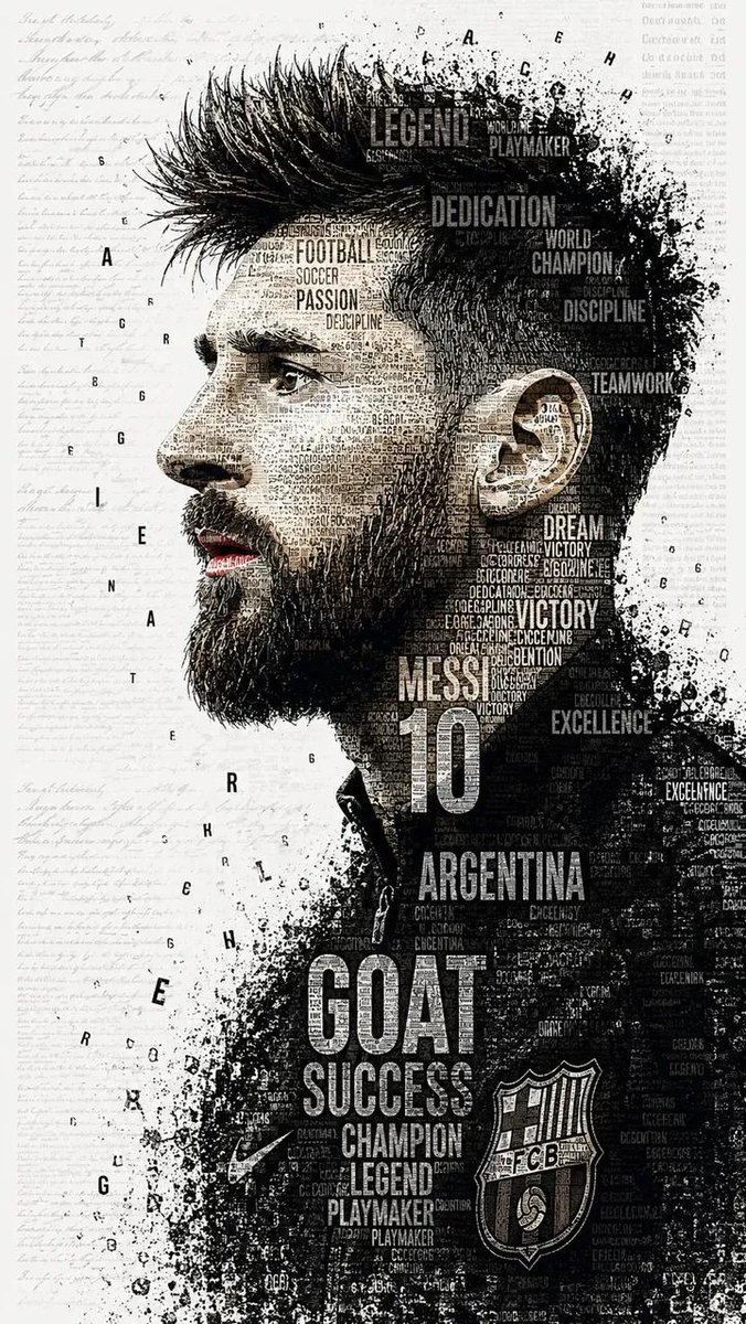 Product Marketing - Football Legend Typographic Artwork - Image 2
