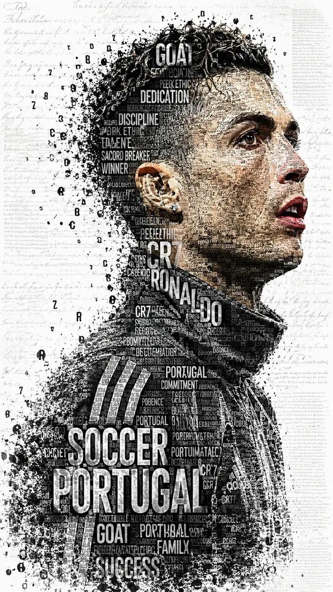 Football Legend Typographic Artwork