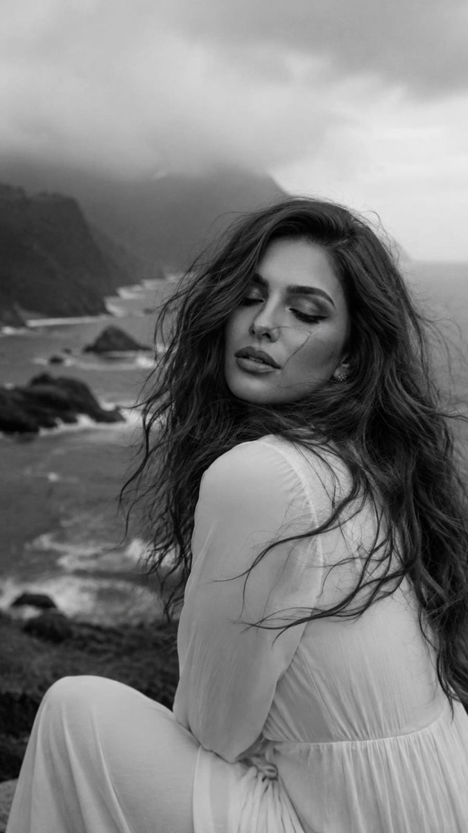 Cinematic Coastal Monochrome Portrait