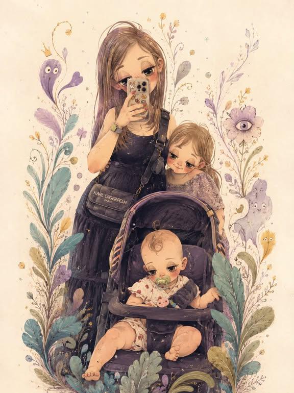 Surreal Pastel Gouache Illustration