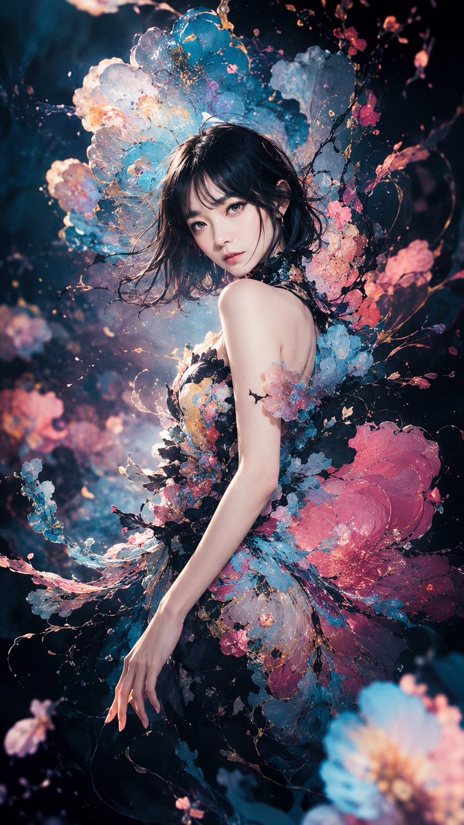 Social Media Post - Ethereal Floral Fantasy Portrait - Image 3