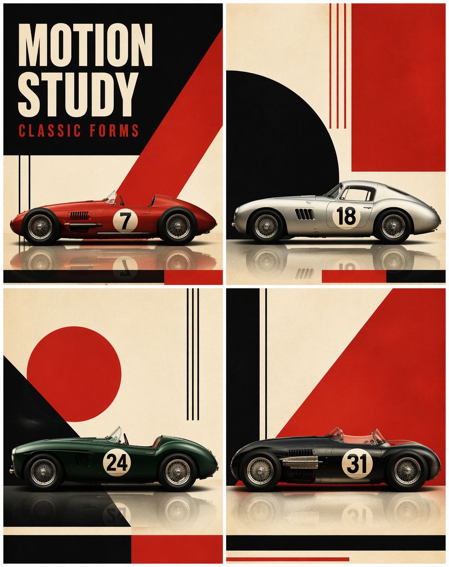 Product Marketing - Constructivist Classic Car Editorial Grid - Image 2