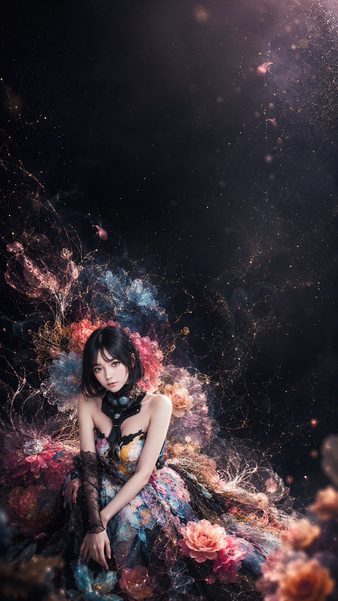 Social Media Post - Ethereal Floral Fantasy Portrait - Image 4