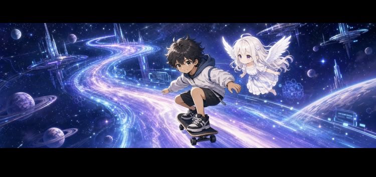 Anime Cosmic Header Banner