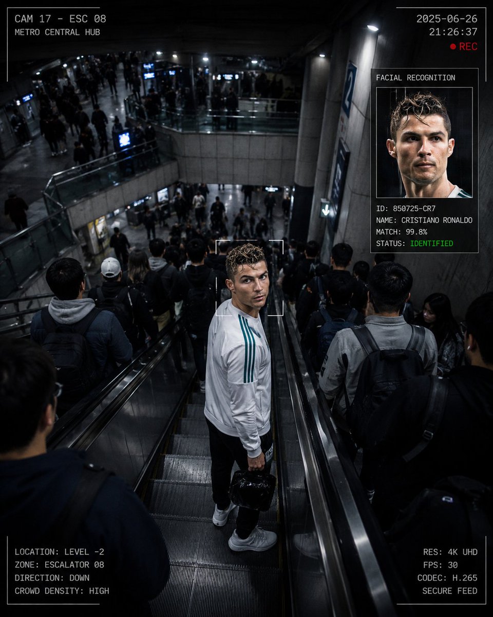 CCTV Surveillance Thriller Metro Station