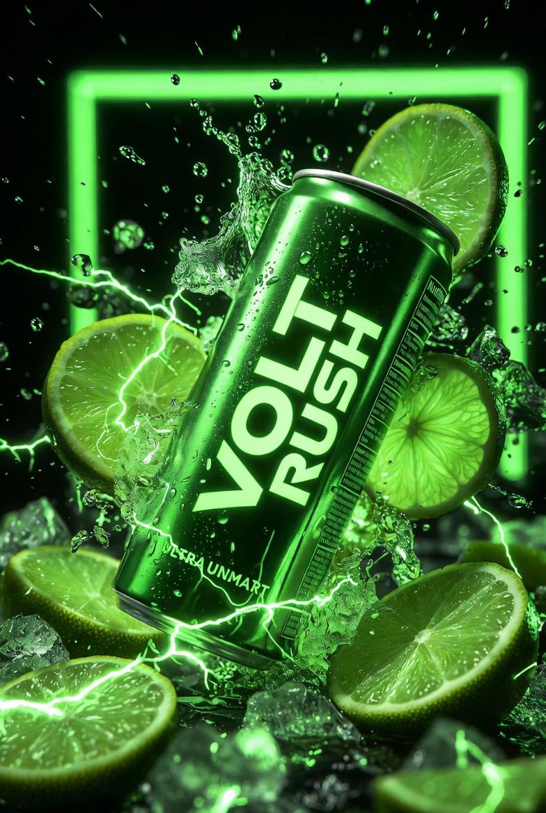 Product Marketing - Neon Energy Drink Product Shot - Image 4