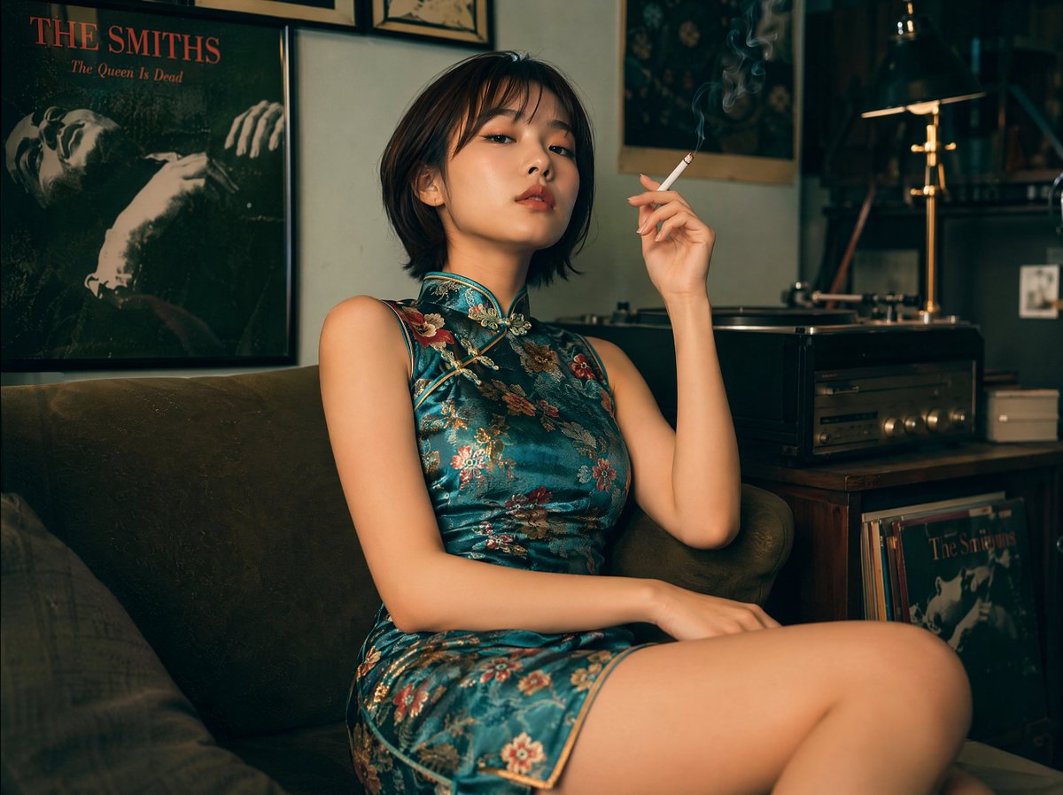 Editorial Bob Haircut Portrait