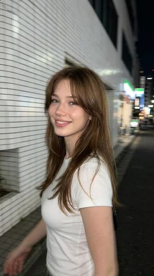 Candid Tokyo Smartphone Night Photo AI image template preview